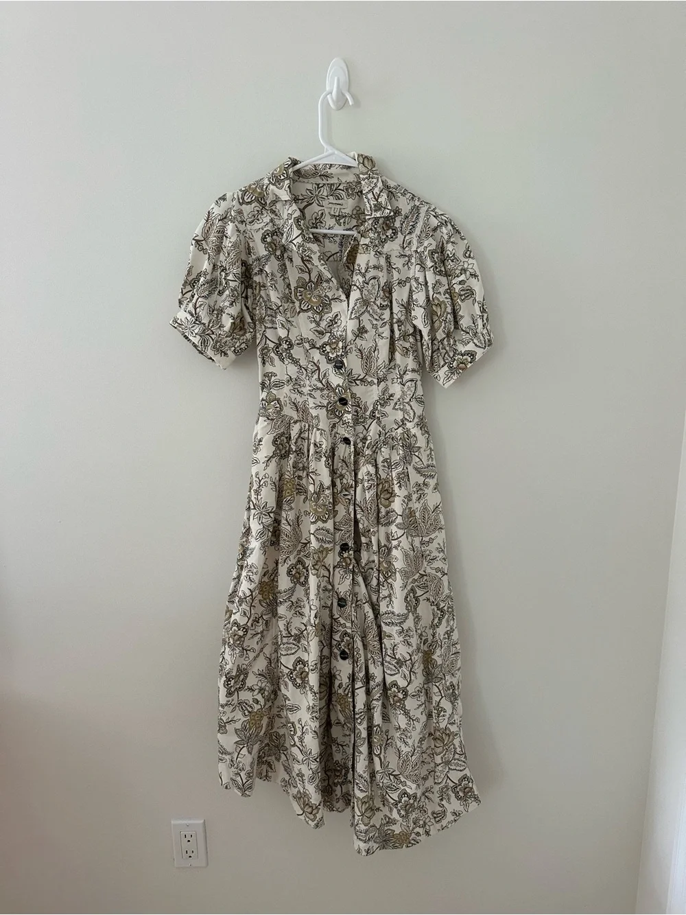 Pilcro (Anthropologie) Floral Midi Dress - Picture 5 of 8